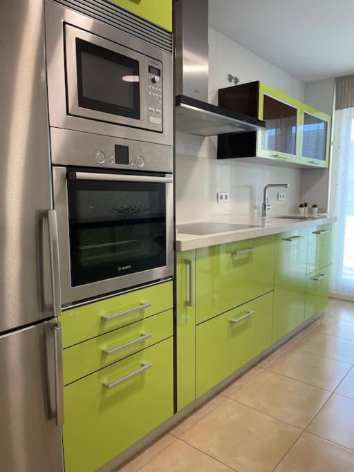 Ferienwohnung Piso Playa Aguete Seixo Exterior foto